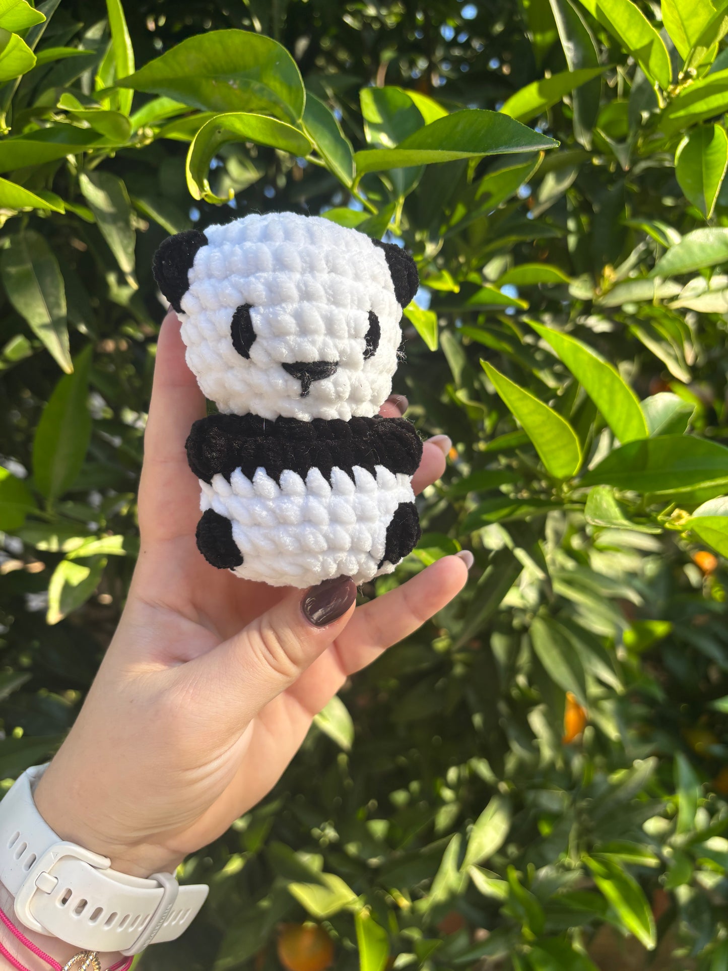 Baby panda - Peluche panda au crochet