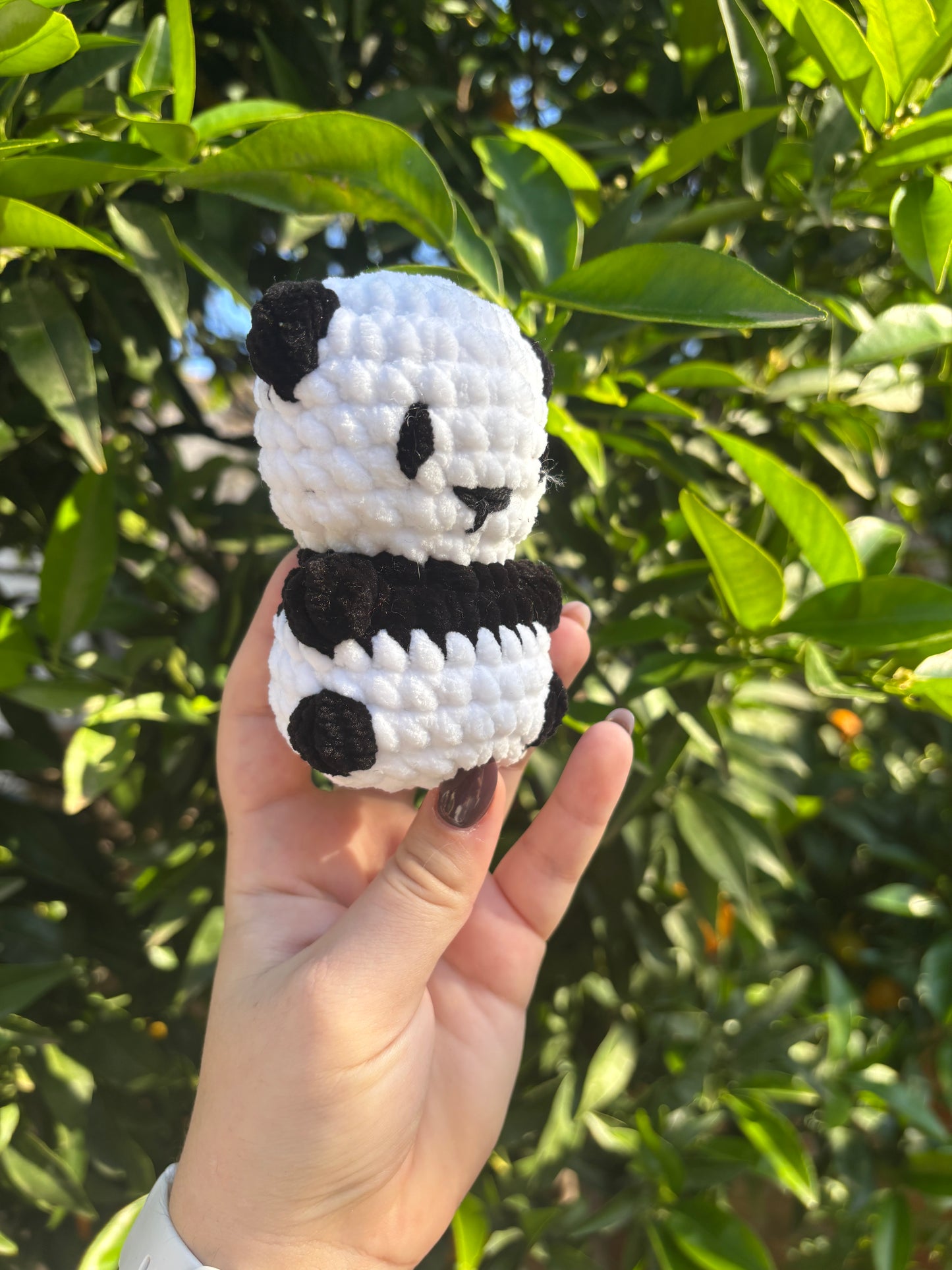 Baby panda - Peluche panda au crochet
