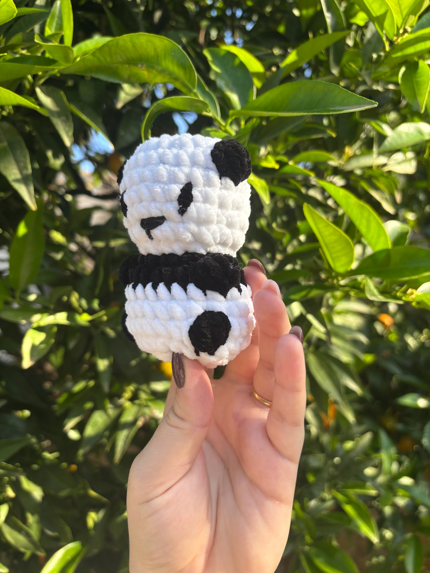 Baby panda - Peluche panda au crochet