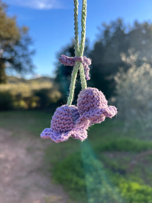 Bijou de rétroviseur Muguet Violet